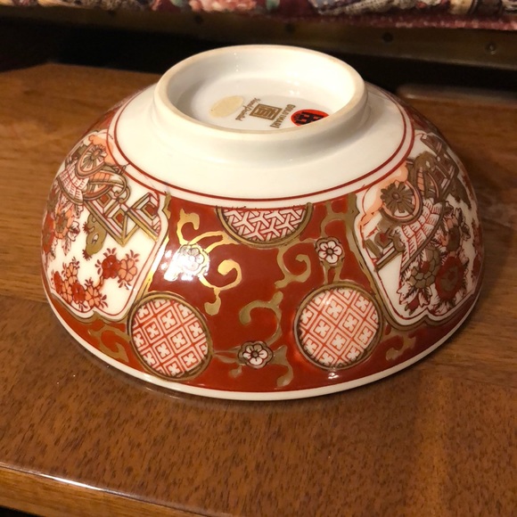 Gold Imari Accents Gold Imari Hand Painted Japanese Bowl Poshmark